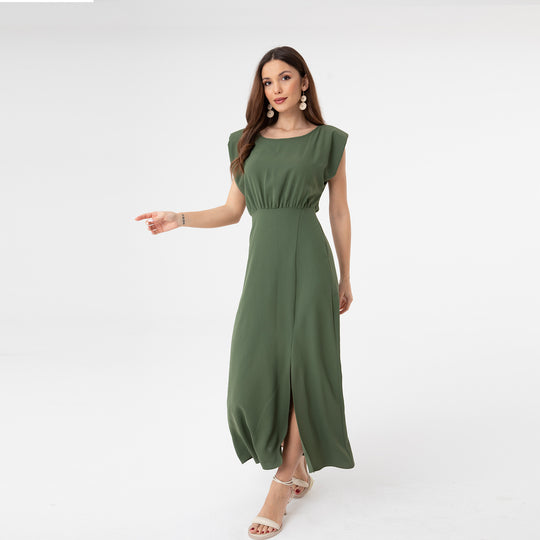 Slip Detailed Midi Dress 31110