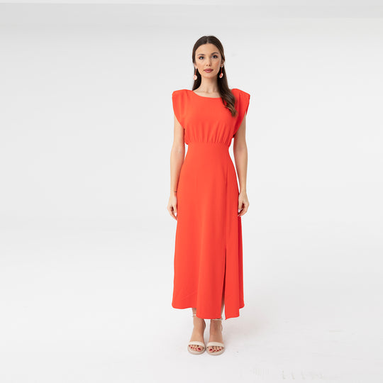 Slip Detailed Midi Dress 31110