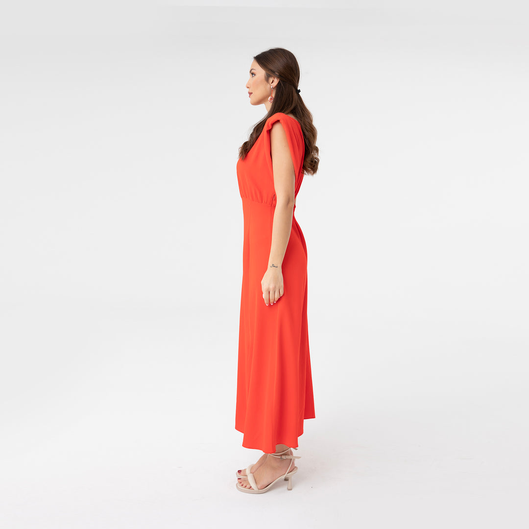 Slip Detailed Midi Dress 31110