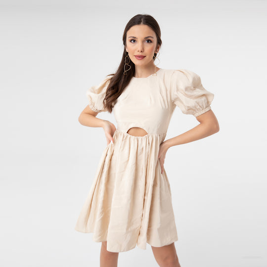 Poplin Half Sleeve Dress 31069