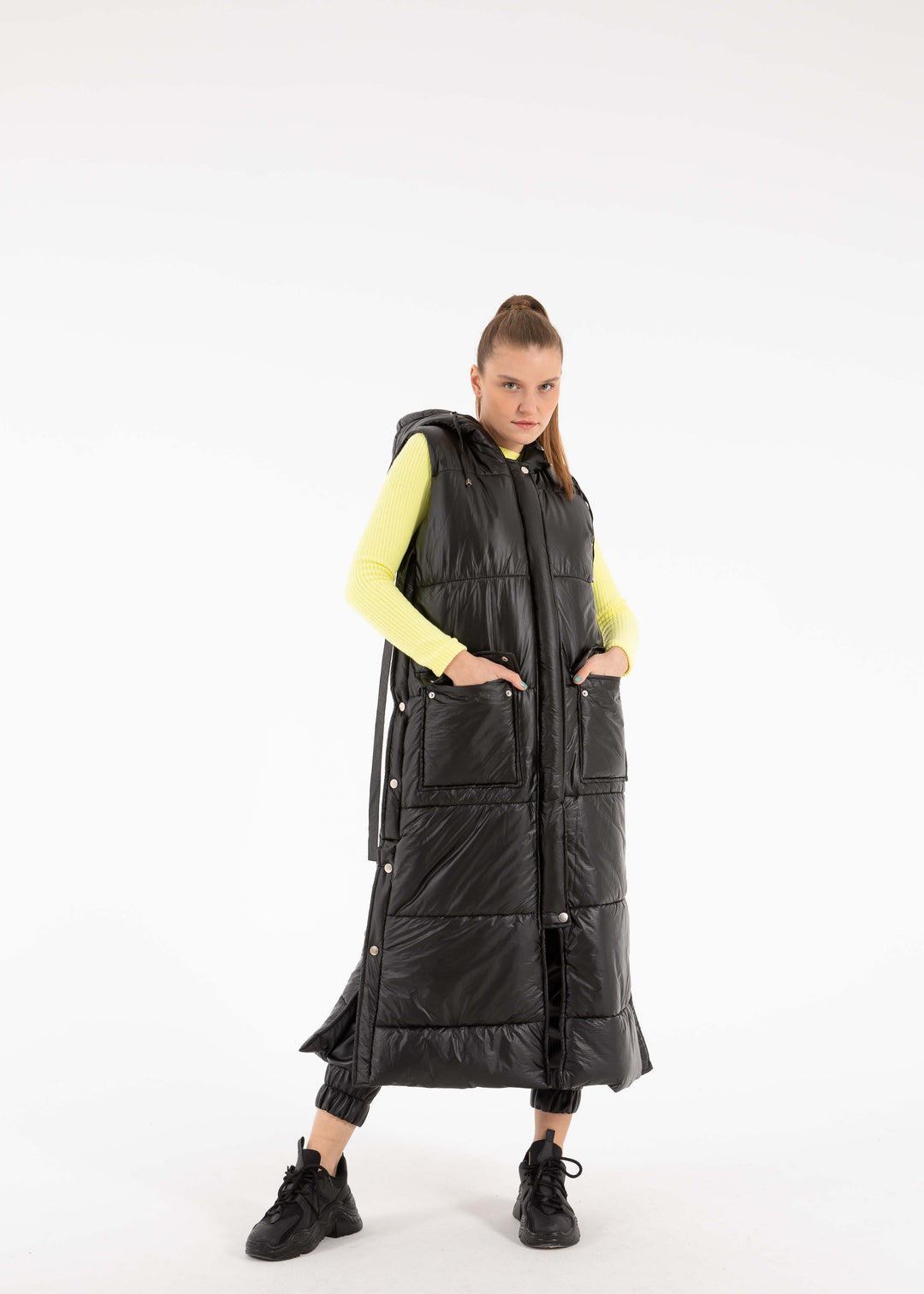 Long Puffer Vest 60003